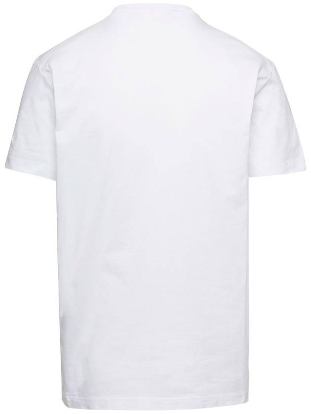 Surf Beach SURF BEACH Short Sleeve T-Shirt White - DSQUARED2 - BALAAN 3