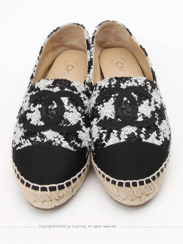 Pearl tweed espadrille 1177hva - CHANEL - BALAAN 4