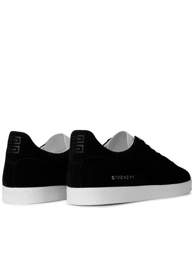 Town Suede Low Top Sneakers Black - GIVENCHY - BALAAN 4