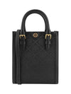 152133 001 T Monogram Mini Tote Bag Black - TORY BURCH - BALAAN 1