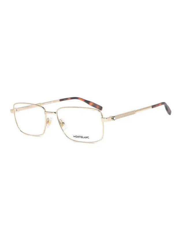 Rectangle Metal Eyeglasses Gold - MONTBLANC - BALAAN 1