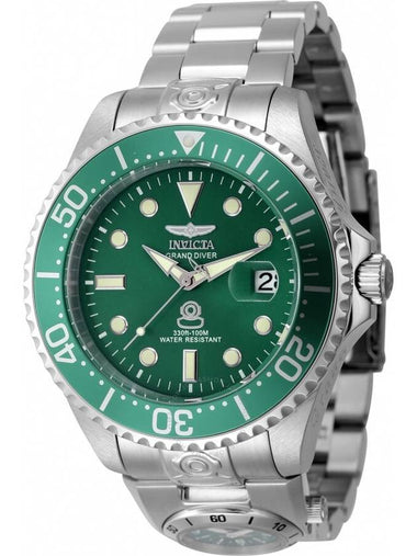 Invicta Pro Diver Date Automatic Green Dial Men's Watch 45811 - INVICTA - BALAAN 1