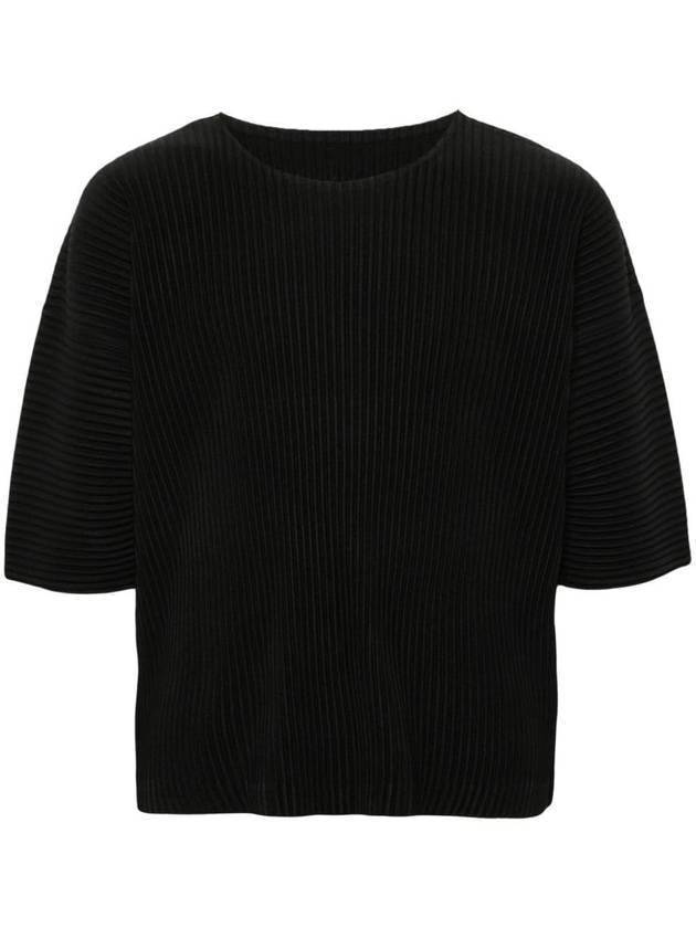 MC March Short Sleeve T-Shirt Black - ISSEY MIYAKE - BALAAN 1