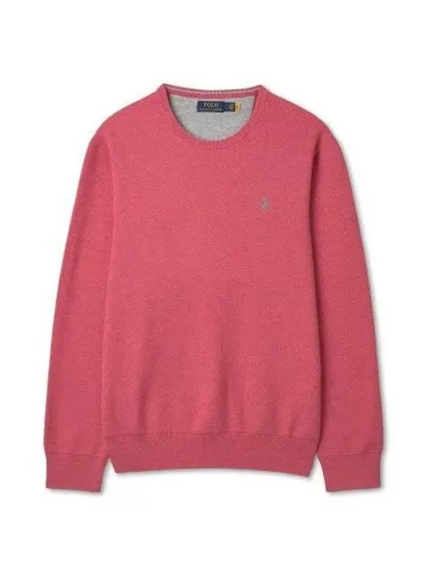 30 Paid Cotton Crewneck Sweater Red - POLO RALPH LAUREN - BALAAN 1