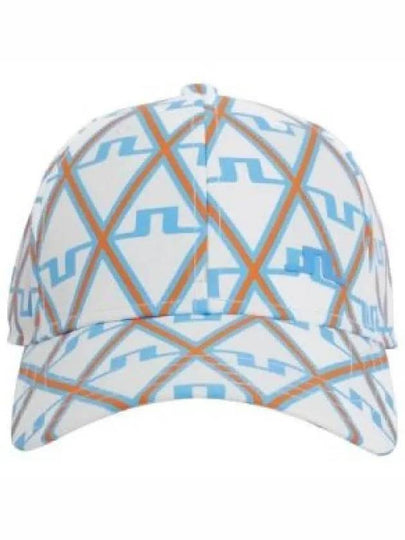 Men's Golf Jim Print Ball Cap White - J.LINDEBERG - BALAAN 2