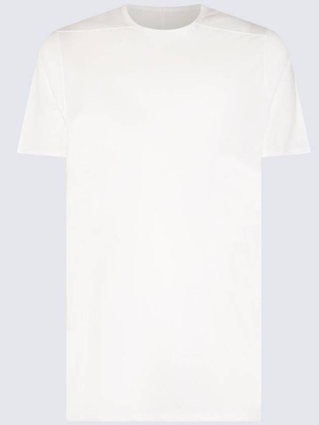 Rick Owens Drkshdw White Cotton T-Shirt - RICK OWENS - BALAAN 1