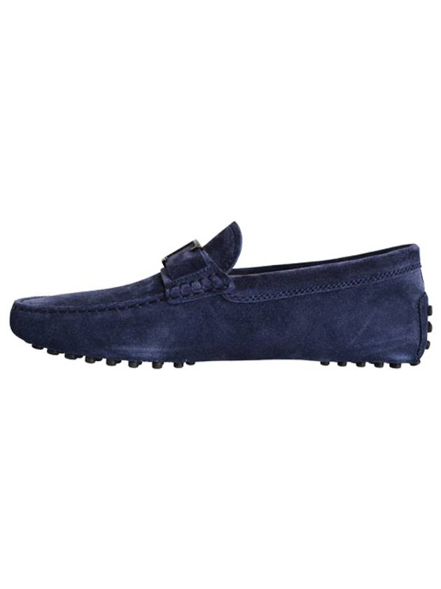Gommino Suede Driving Shoes Blue - TOD'S - BALAAN 3
