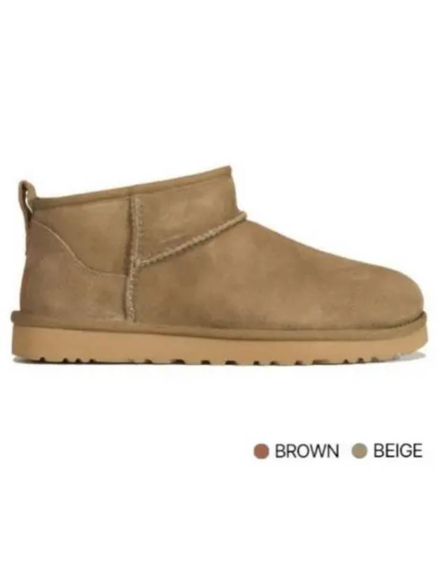 Women s Classic Ultra Mini Boots Beige Brown 1116109 - UGG - BALAAN 1