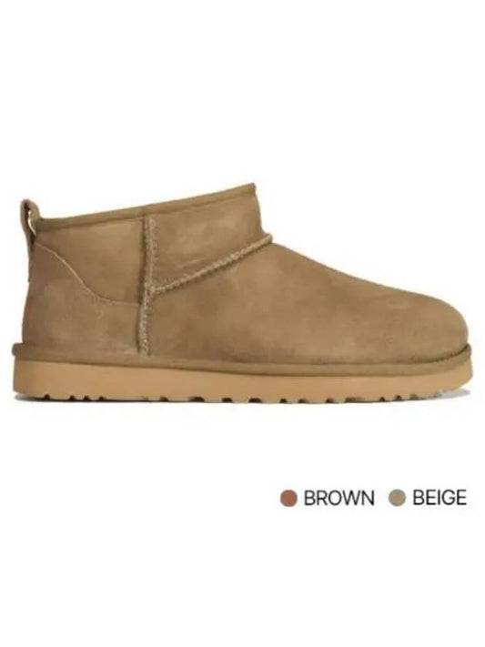 Women s Classic Ultra Mini Boots Beige Brown 1116109 - UGG - BALAAN 1