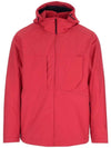 Compass Embroidered Hooded Jacket Red - STONE ISLAND - BALAAN 2