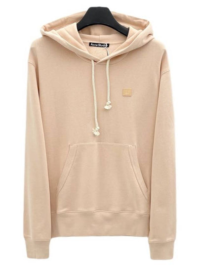 Face Patch Cotton Hoodie Powder Pink - ACNE STUDIOS - BALAAN 2