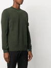 Stretch Wool Crewneck Knit Top Dark Green - STONE ISLAND - BALAAN 4