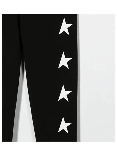 Kids Star Print Leggings Black - GOLDEN GOOSE - BALAAN 2