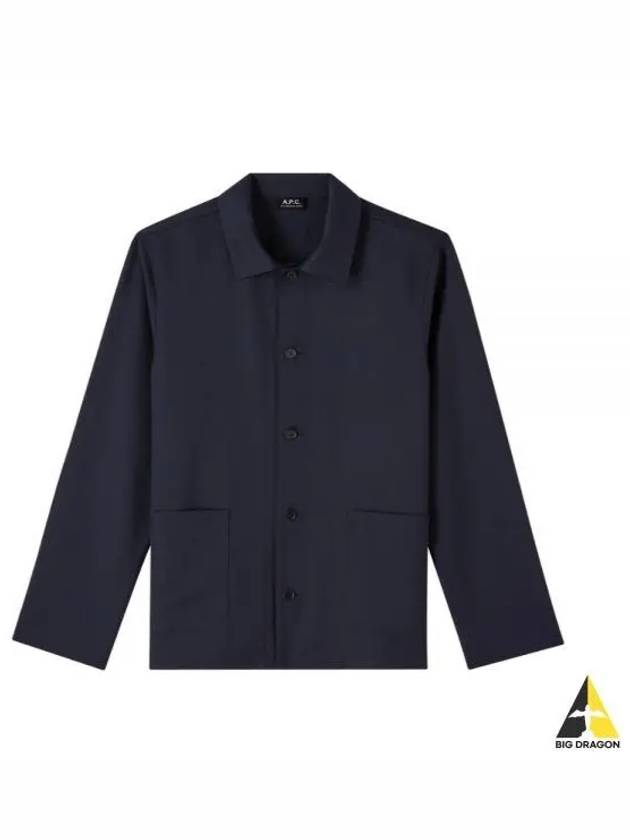 Kerlouan Wool Work Jacket Navy - A.P.C. - BALAAN 2