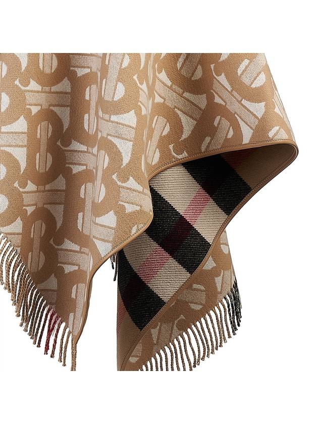 Reversible TB Monogram Check Cape Beige - BURBERRY - BALAAN 10