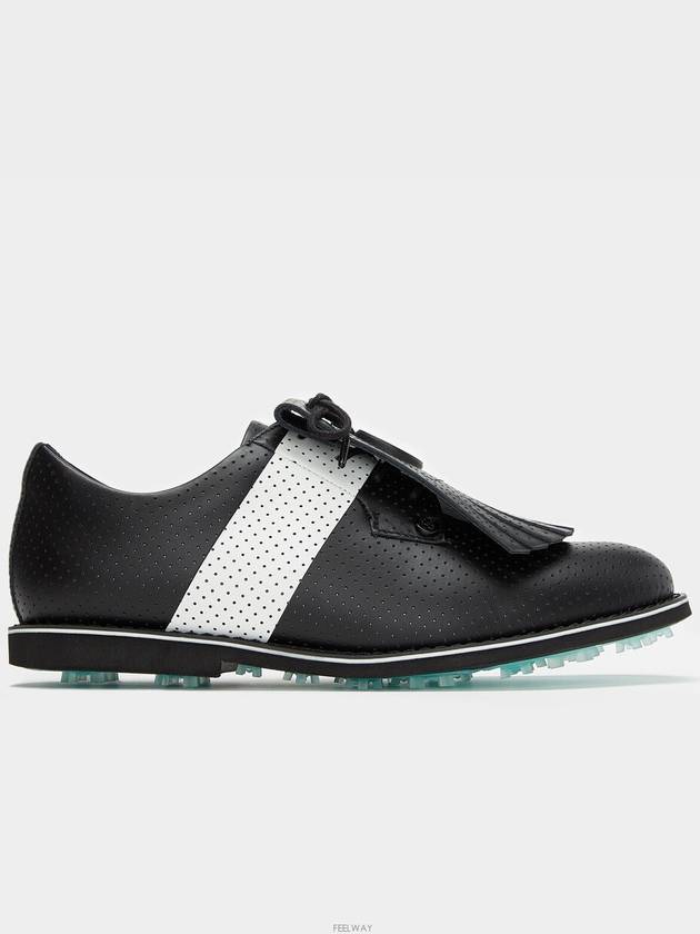 Gallivanter Perforated Leather Killtie Spike Shoes Onyx - G/FORE - BALAAN 2