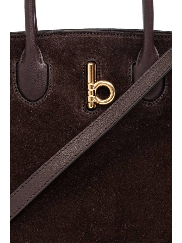 Rocking Horse Small Tote Bag Dark Brown - BURBERRY - BALAAN 7