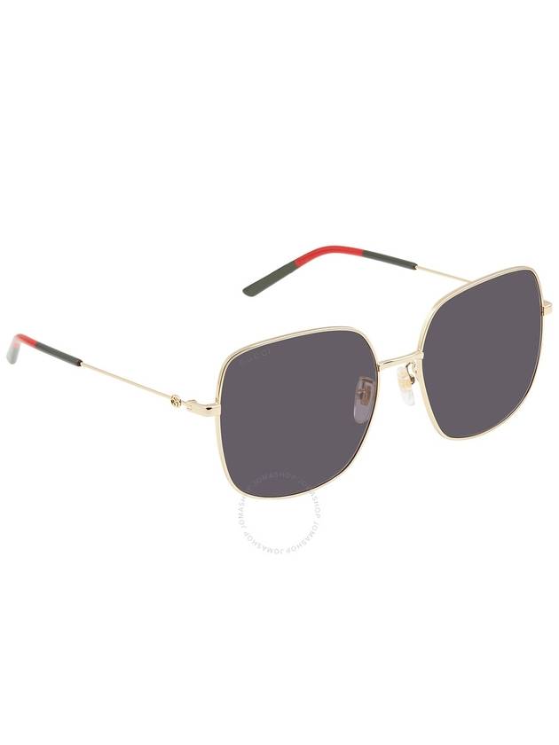 Eyewear Interlocking G Square Sunglasses Grey - GUCCI - BALAAN 2