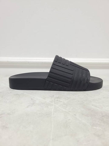 Black Carpet Rudder Slide Slippers 40 - BOTTEGA VENETA - BALAAN 1