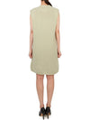 Women's V-neck Knit Midi Dress Green - MAISON MARGIELA - BALAAN 6