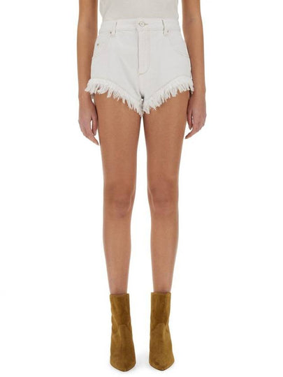 Short Pants SH0033FBB1H04I20WH WHITE - ISABEL MARANT - BALAAN 2