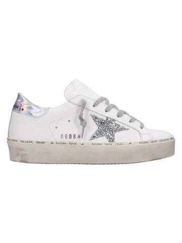 Women's Silver Tab High Star Low Top Sneakers White - GOLDEN GOOSE - BALAAN 1