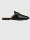 Princetown Horsebit Leather Mule Black - GUCCI - BALAAN 3