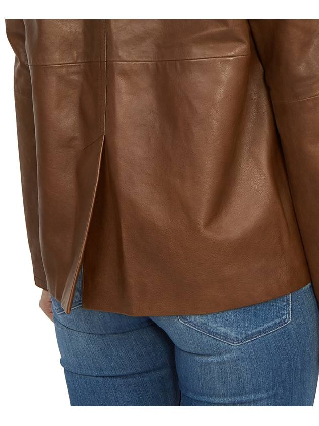 15441021650 ORIA 001 Women s Leather Jacket - MAX MARA - BALAAN 9