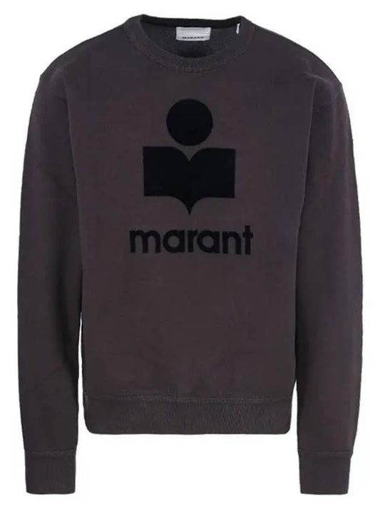 Mikoy Logo Cotton Sweatshirt Fade Black - ISABEL MARANT - BALAAN 2