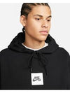 SB Fleece Skate Hoodie Black - NIKE - BALAAN 3