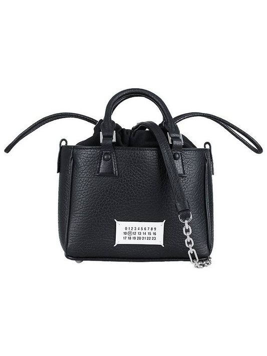 Horizontal Leather Shoulder Bag Black - MAISON MARGIELA - BALAAN 2