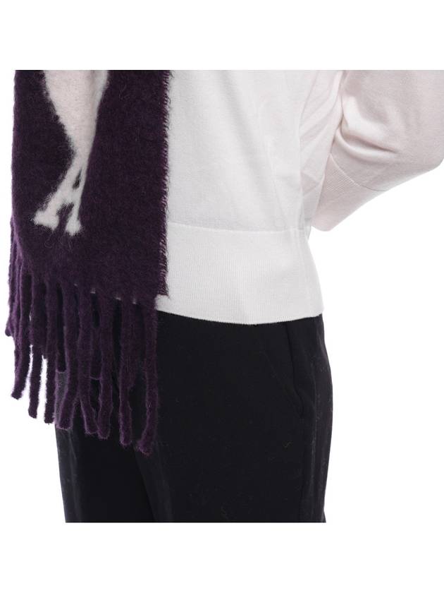 muffler scarf USF422 AW0054 504 LILAC purple - AMI - BALAAN 6