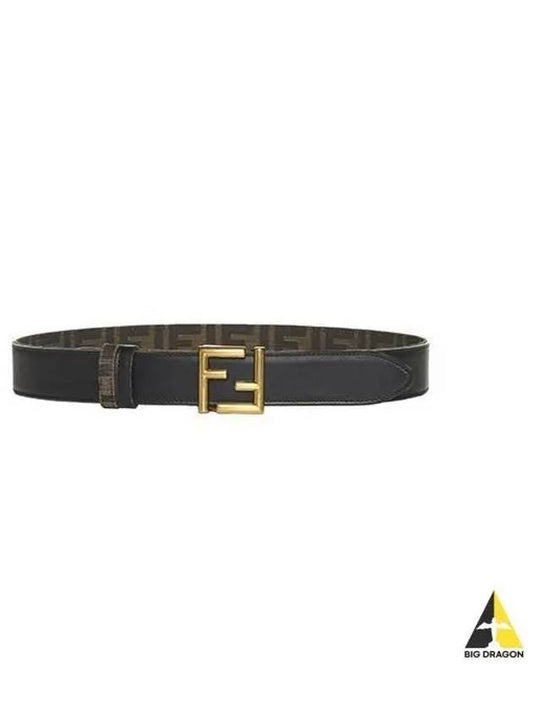 Women s Reversible Fabric Leather Logo Monogram Belt Multi 8C0686 ANH7 - FENDI - BALAAN 1