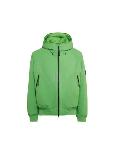 Pro-Tech Ribbed Hooded Jacket Green - CP COMPANY - BALAAN 2