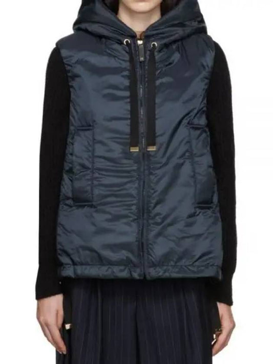 The Cube Greengi Waterproof Vest Midnight Blue - MAX MARA - BALAAN 2