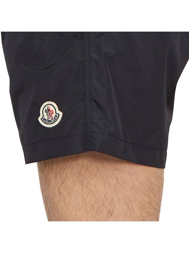 Moncler Logo Swim Shorts Night Blue - MONCLER - BALAAN 10