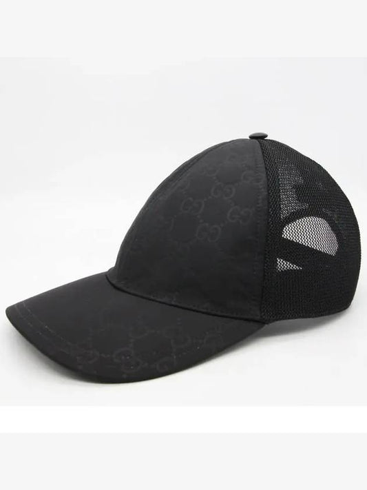 GG Nylon Ball Cap Black - GUCCI - BALAAN 2