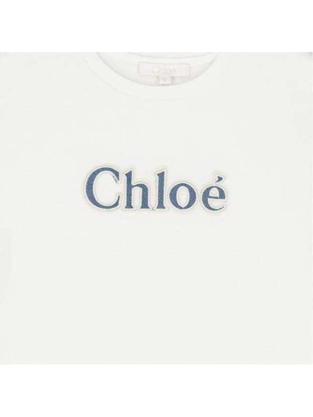 Kids Logo Embroidery T Shirt C20387 117 - CHLOE - BALAAN 4