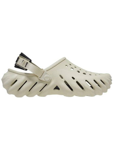 Echo Clog Sandals Beige - CROCS - BALAAN 1