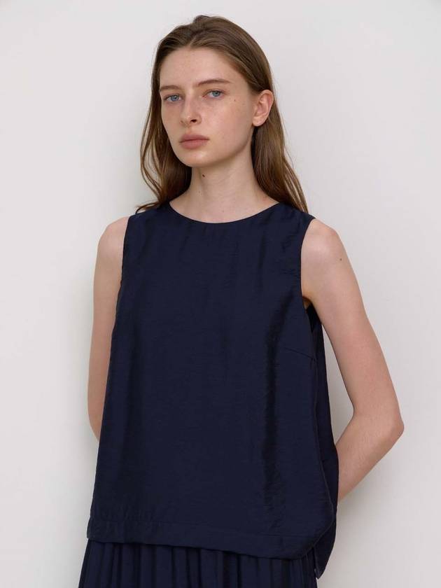 Mildi sleeveless blouse navy - KILHOUETTE - BALAAN 3