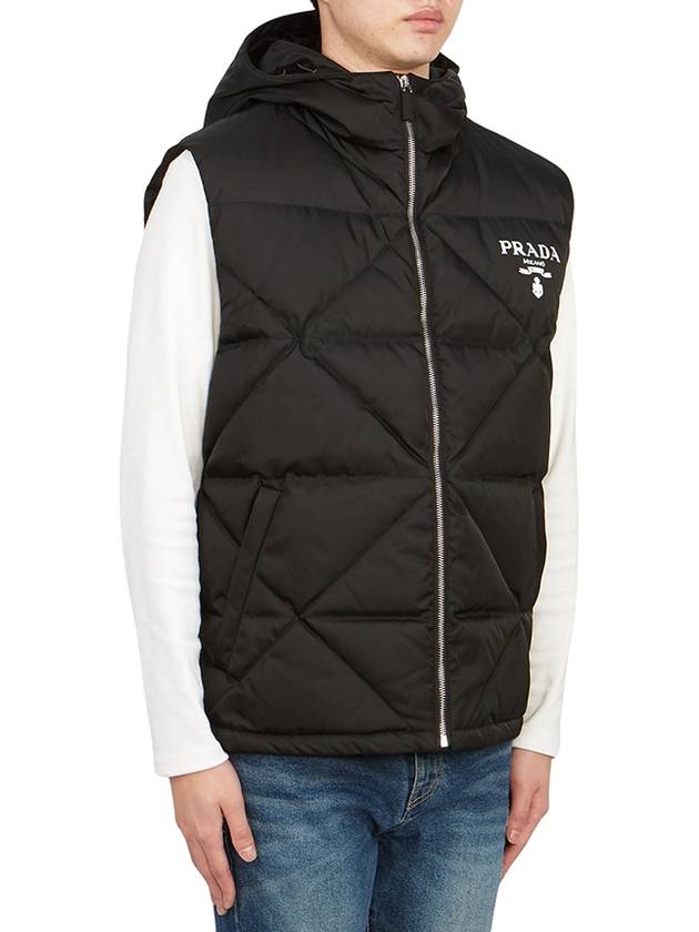 Re-Nylon Down Vest Black - PRADA - BALAAN 5