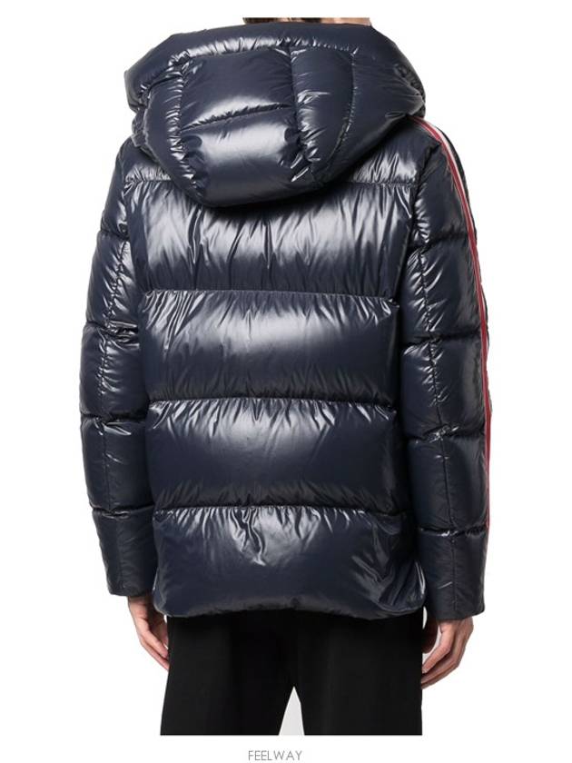 Men's Dinceer Hooded Down Short Padded Navy - MONCLER - BALAAN 4