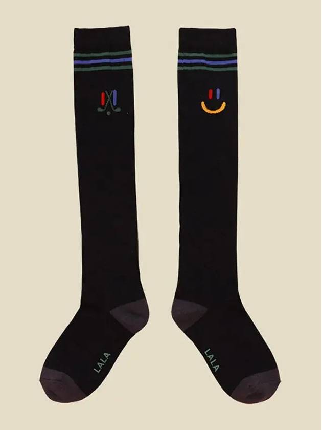Knee Socks knee socks black - LALA SMILE - BALAAN 3