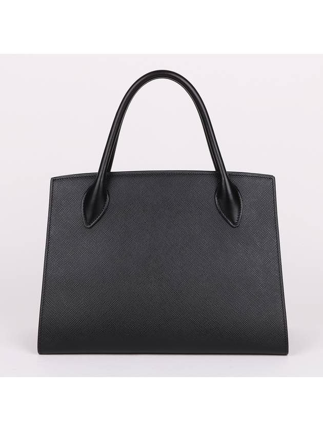 Saffiano Black Monochrome Shoulder Bag 1BA155 - PRADA - BALAAN 3