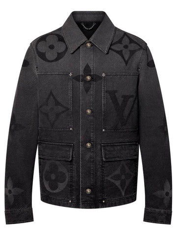 1AFYCH Monogram Denim Blouson - LOUIS VUITTON - BALAAN 1