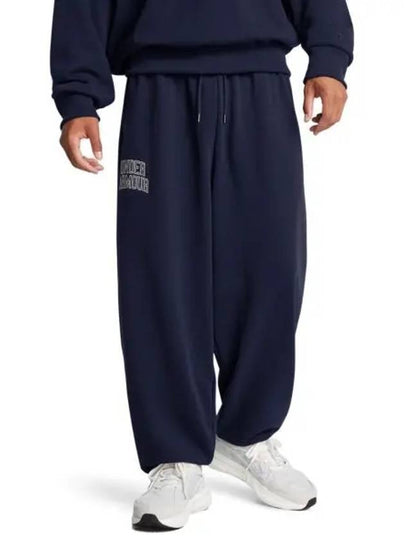 Icon Heavyweight Terry Track Pants Navy - UNDER ARMOUR - BALAAN 2