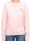 Fox Head Patch Regular Sweatshirt Pink - MAISON KITSUNE - BALAAN 3