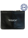 OMNF010E 18659010 Pouch Logo - OFF WHITE - BALAAN 1