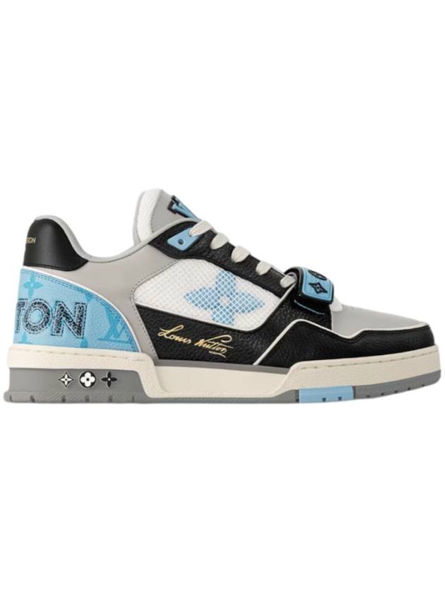 LV Trainer Low Top Sneakers Blue - LOUIS VUITTON - BALAAN 1