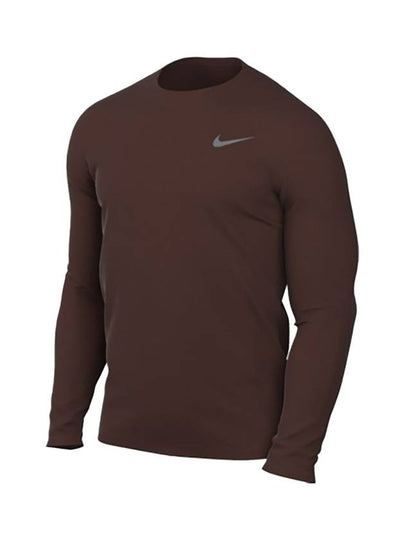 Men's Team Legend Long Sleeve T-Shirt Brown - NIKE - BALAAN 2